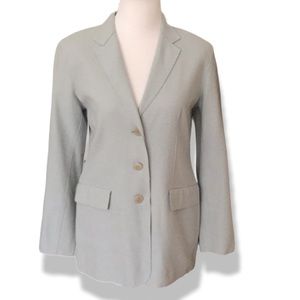 Vintage Philippe Adec wool double faced blue blazer